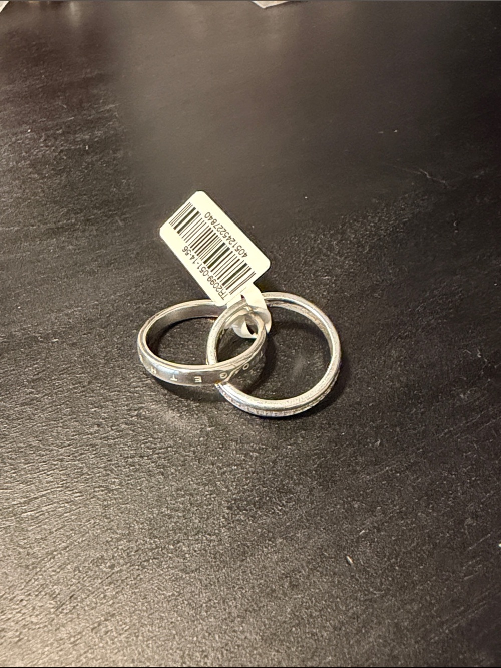 Sterling Silver Double Ring
